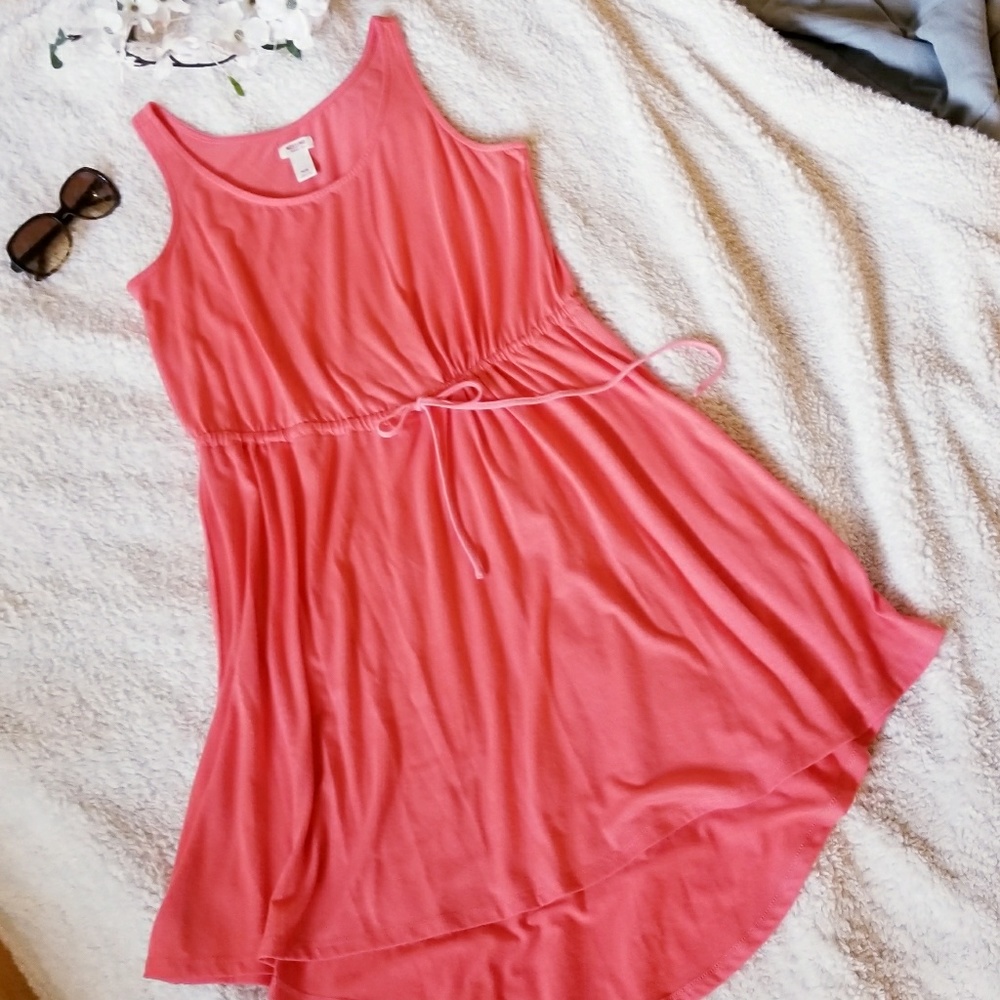 Mossimo Coral Tank Dress Swim Coverup - Picture 4 of 8